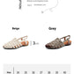 Women's Summer Flat Weave Vintage Niche French Sandals