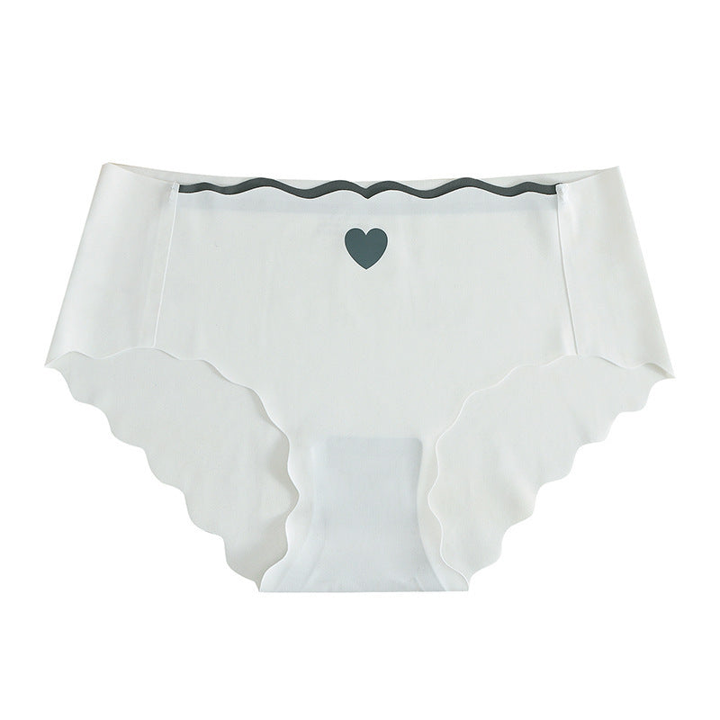 Biancheria intima in seta ghiacciata senza cuciture alla moda per donna