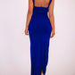 Royal Blue Strappy Bodycon Dress