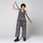 Plus Size Trendy Brand Denim Overalls Overalls