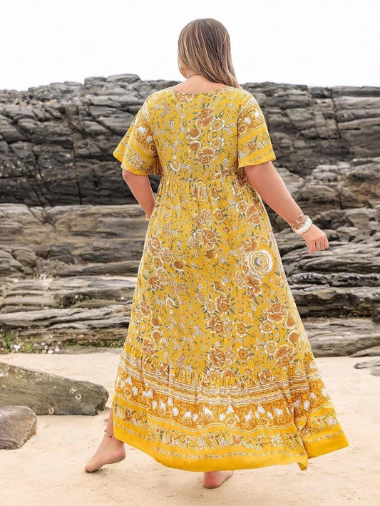 Abito lungo da donna Bohemian Leisure Vacation