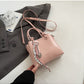 Damen Messenger Bag Mode Tragbare One-Shoulder Bucket Bag