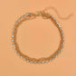 Simple Strass Cup Chain Handanklet Personality Multi-layer Bead Necklace