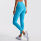 Outdoor Sports High Waist Hip Lift Fitness Running Tight Breathable Sports Pants