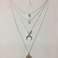 Fashionable Personality New Multi-layer Moon Disc Pendant