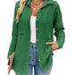 Camicia a maniche lunghe con tasca a contrasto a righe