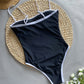 One-piece Women's Patchwork Swimsuit