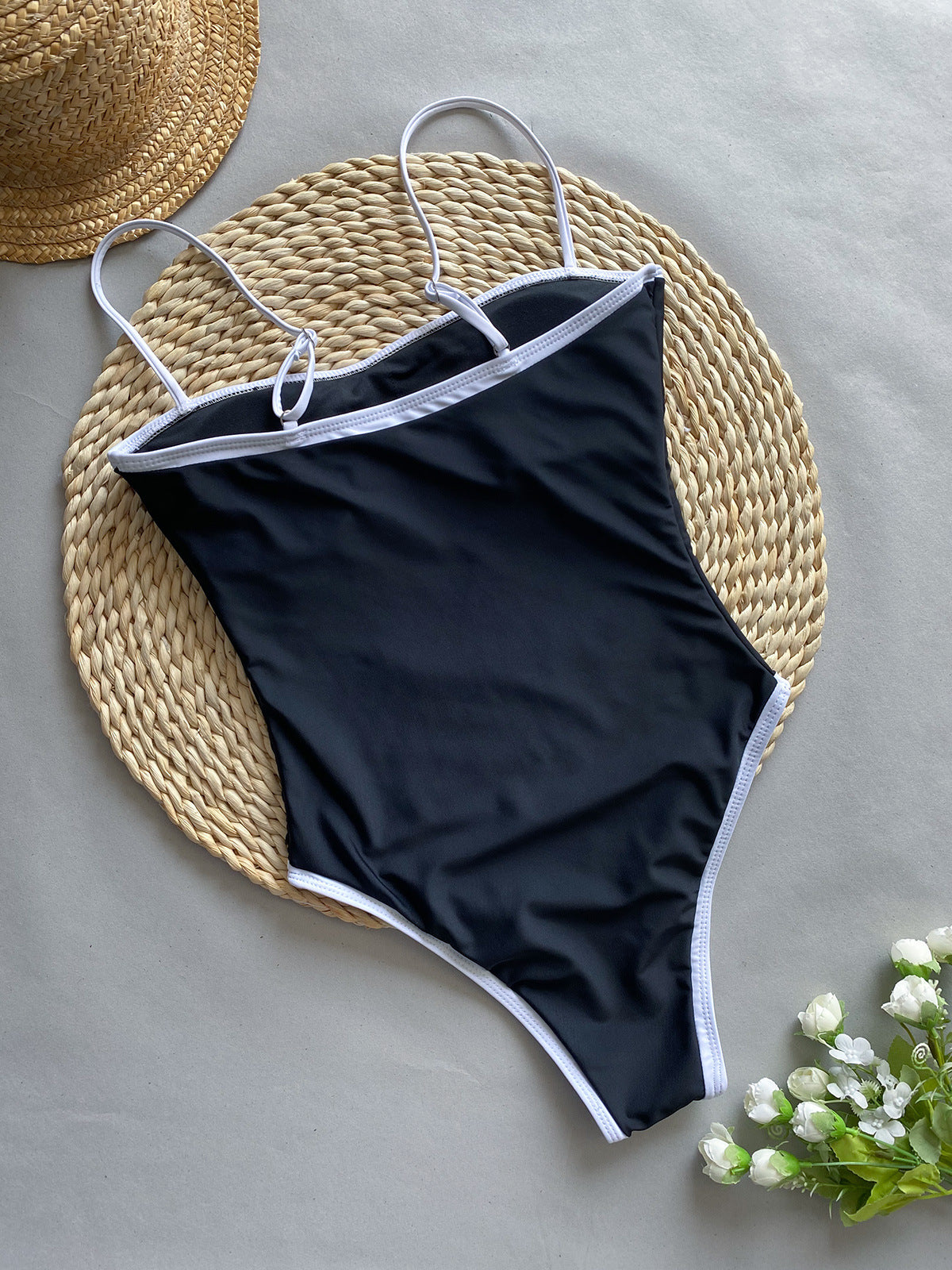 One-piece Women's Patchwork Swimsuit