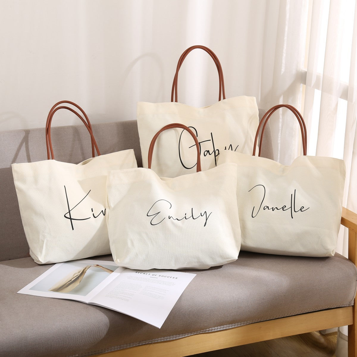 Borsa tote personalizzata alla moda da donna