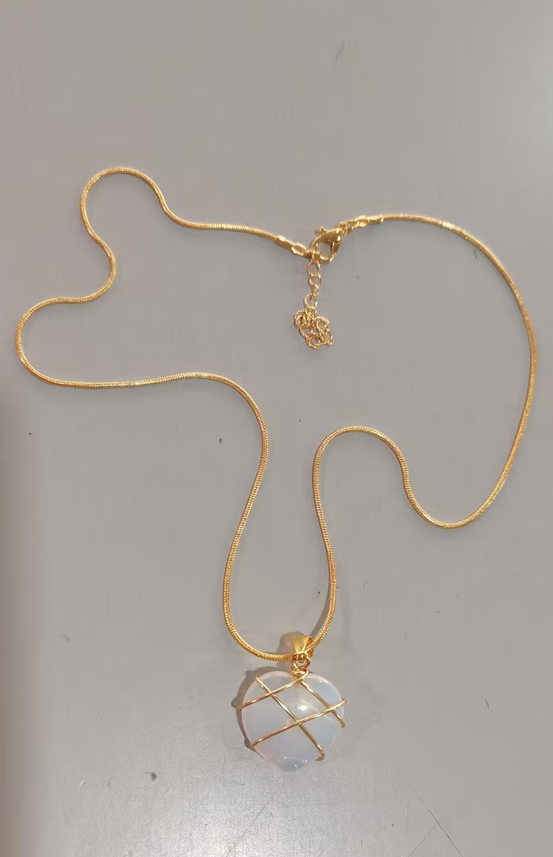 Collana di pietra di luna alla moda per la collana di principessa dei cartoni animati, gioielli di novità