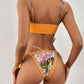 Nuovo costume da bagno con spacco sexy bikini costume da bagno