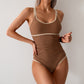 Badeanzug Damenmode Schnelltrocknender Sport-Einteiler