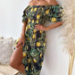 Ruffle Sleeve Bow Tie Holiday Dress Women