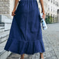 Gonna in denim casual alla moda da donna