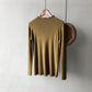 Top in maglia aderente in stile coreano da donna