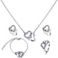 5 pezzi moda farfalla pendenti collana orecchini anello bracciale set per le donne set di gioielli da sposa matrimonio gioielli regalo
