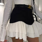 Ruffled High Waist Tiered Skirt