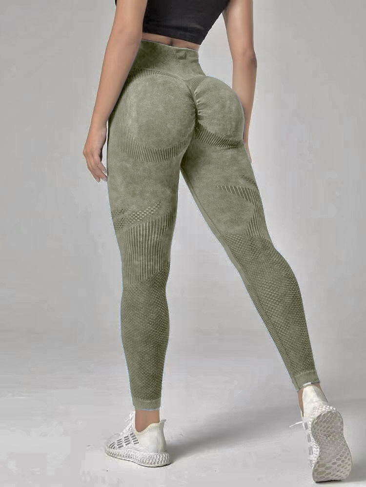 Pantaloni sportivi da yoga, fitness e moda, abbigliamento da donna