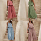 One-Piece Outfit Beach Style Striped Wide Leg Trousers Casual Suit
