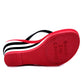 Women's High Heel Slippers Wedge Platform Fashion