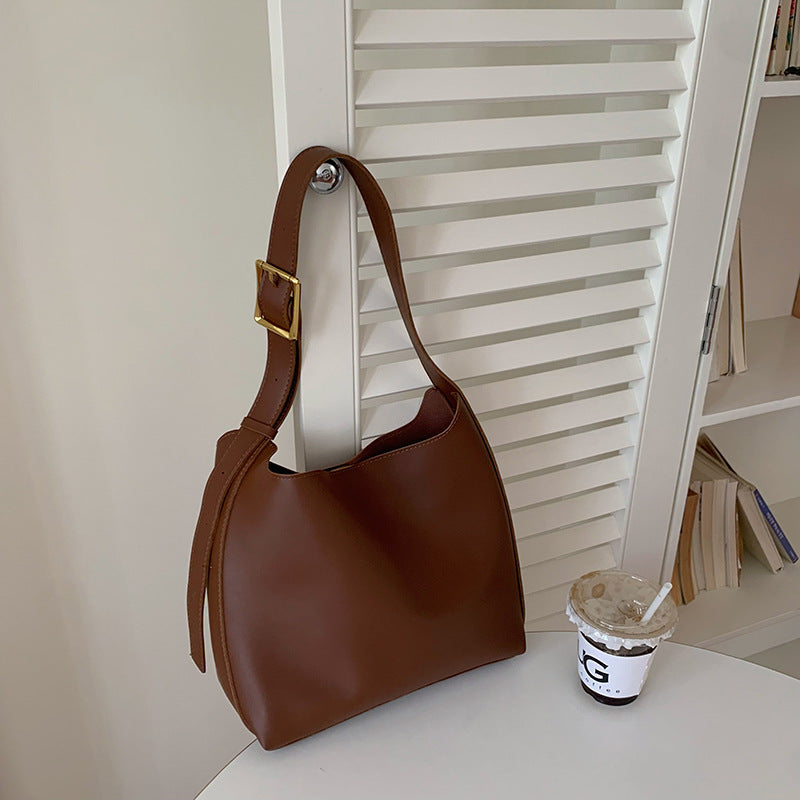 Borsa a tracolla da donna, borsa a mano alla moda, borsa a tracolla, borsa in pelle PU minimalista da donna