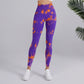Tie-dye Printed Yoga Pants Fashion Seamless High-waisted Hip-lifting