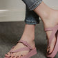 Celebrity Breathable Platform Flip Flops For Women