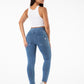 Jeggings Push Up, Jeans Palestra Azzurri, Leggings in Denim con Sollevamento del Sedere