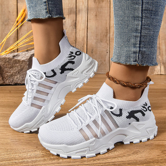 Scarpe traspiranti alla moda in rete da donna