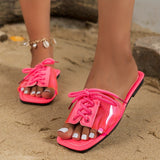 Ciabatte da spiaggia, da donna, casual e con ciabatte piatte