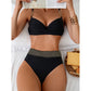 Europäischer und amerikanischer Bikini-Badeanzug mit geteiltem Schnitt