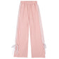 Pantaloni casual alla moda a gamba larga per le donne