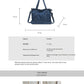 Borsa a mano da pendolare a tracolla grande capacità alla moda in denim da donna