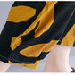 Cotton And Linen Suit Middle-aged Women's Short-sleeved Harem Pants