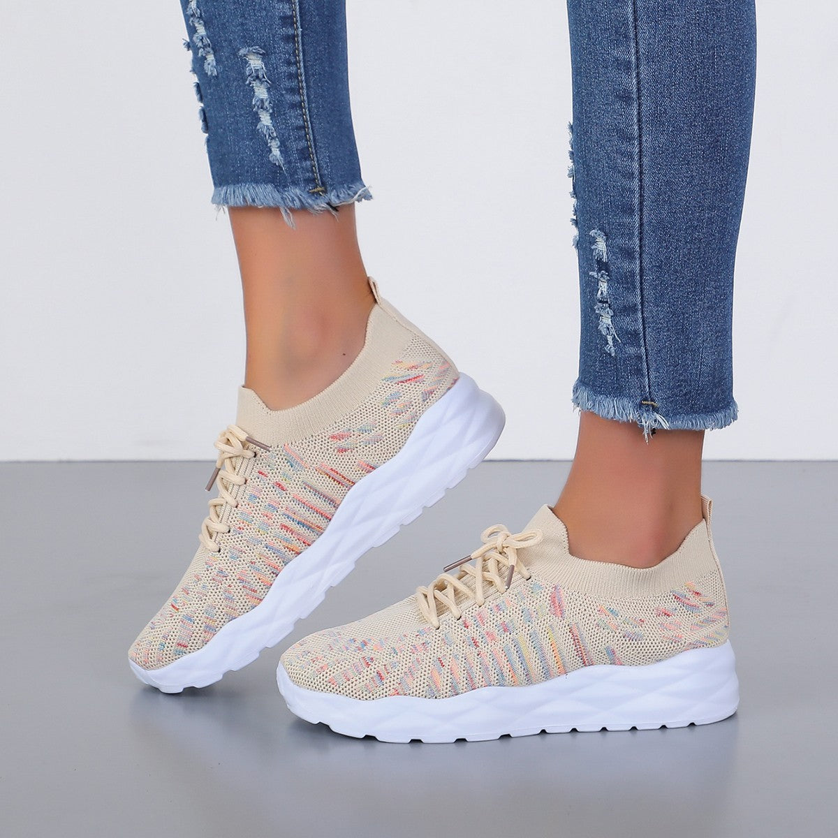 Nuove scarpe sportive e per il tempo libero alla moda estiva taglie forti da donna