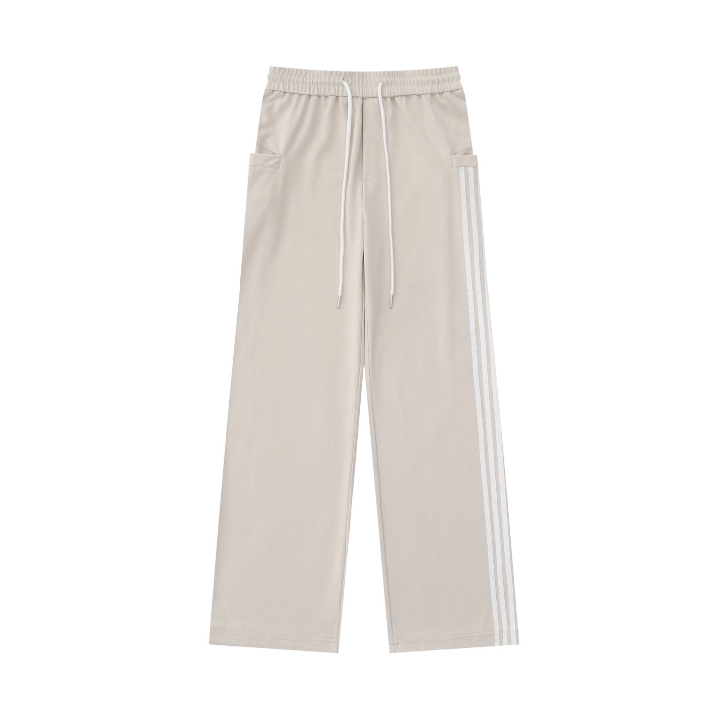 Pantaloni della tuta grigi microelastici retrò da donna