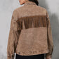 Giacca con revers a nappa per donna