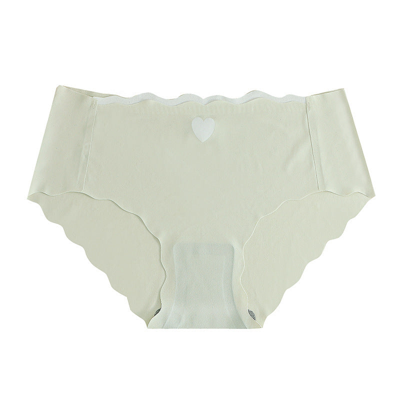 Biancheria intima in seta ghiacciata senza cuciture alla moda per donna