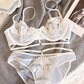 Ultra-thin Underwear Big Breast Small French Thin Lace Bra