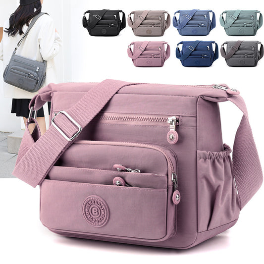 Borsa a tracolla in nylon leggera e di grande capacità