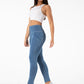 Jeggings Push Up, Jeans Palestra Azzurri, Leggings in Denim con Sollevamento del Sedere