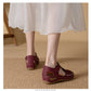 Casual Women's Sandals Stitching Non-slip Light Soft Tendon Bottom Plus Size Retro