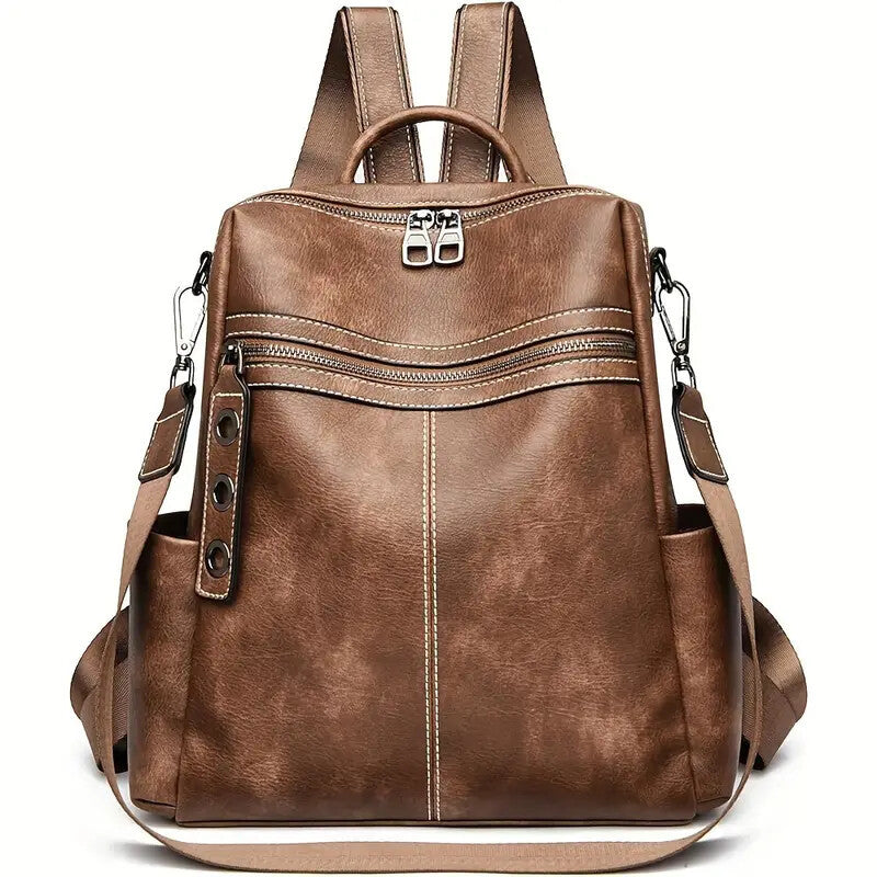 Borsa per donna alla moda in similpelle, borsa a tracolla convertibile, borsa da viaggio, borsa a tracolla, zaino da donna