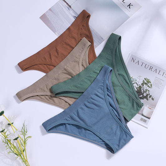 Mutandine da donna Slip senza cuciture Biancheria intima femminile a vita bassa Unde