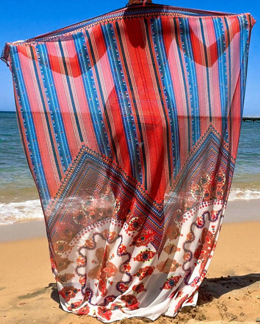 Costume da bagno a tre pezzi con spacco e vita alta, sexy camicetta con spacchi, arrivo transfrontaliero