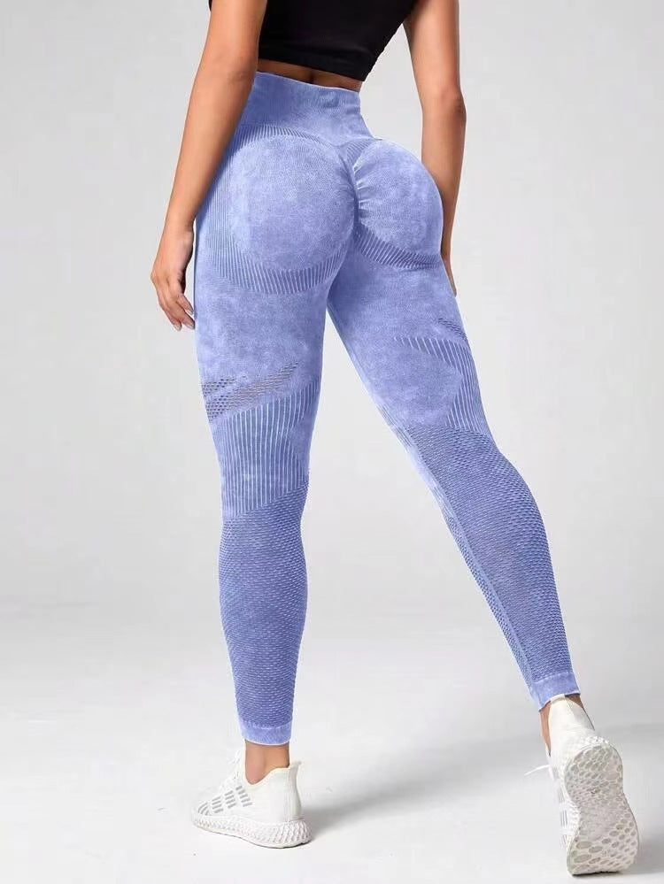 Pantaloni sportivi da yoga, fitness e moda, abbigliamento da donna
