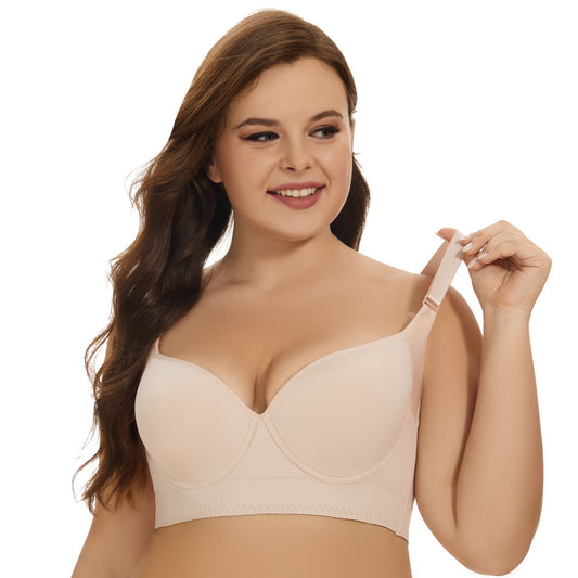 Biancheria intima senza cuciture per le donne Push Up Breast Holding Anti-sagging