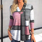 Maglietta con scollo a V alla moda da donna