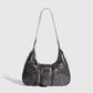 Retro Biker Damen Schulter Messenger Bag
