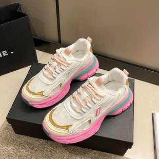 Sneaker casual da donna con piattaforma in mesh all-match